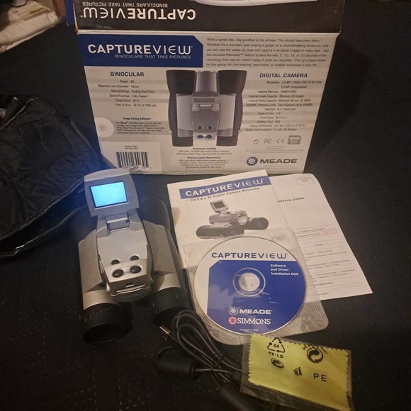 NIB-Binoculars Digital Camera with LCD! Capture memories too for cameras! - Picture 4 of 7